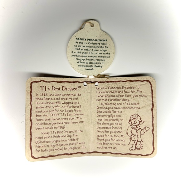 Boyds Krystle B Bearbright w/Joelle & Paz Teddy Bear Plush Soft Toy Retired 16” - Picture 10 of 13